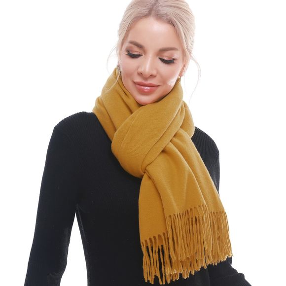 Scarf For Woman Winter Warm Scarves Pashmina Shawls And Wraps Oversized Scarf🐺 - Picture 2 of 7